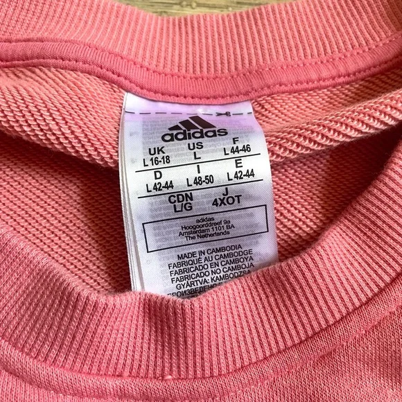 Adidas Womens Essential Colorblocked Sweatshirt - Picture 5 of 5